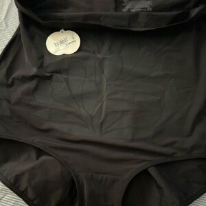 Maidenform Black Floral Sheer Panties